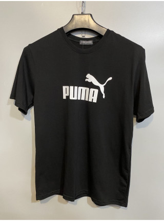 Футболка мужская однотонная Puma реплика размеры 48-56 оптом цвет черный, белый
