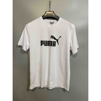 Футболка мужская однотонная Puma реплика размеры 48-56 оптом цвет черный, белый