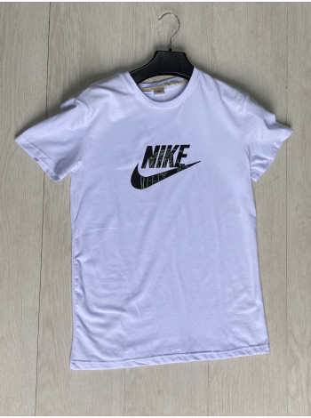 Футболка мужская из хлопка однотонная NIKE реплика размеры 46-54 оптом цвет в ассортименте