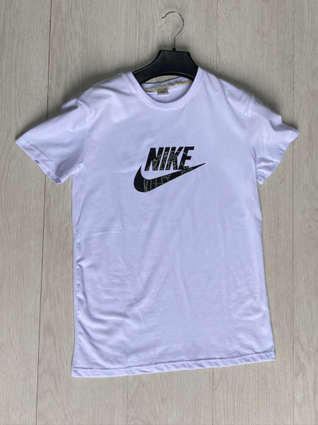Футболка мужская из хлопка однотонная NIKE реплика размеры 46-54 оптом цвет в ассортименте