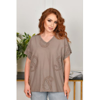 Футболка женская однотонная большие размеры 5,6 XL 12 штук В-906