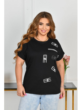 Футболка женская однотонная большие размеры 3,4 XL 12 штук Н-199