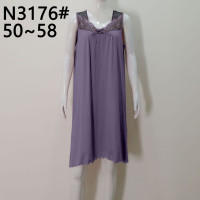 Жіноча нічна сорочка з віскози великих розмірів 50-58 оптом