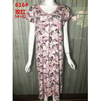 Жіноча нічна сорочка бамбук з мереживом великих розмірів 54-62 оптом