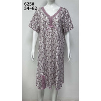 Жіноча нічна сорочка бамбук великих розмірів 54-62 оптом