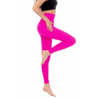 Однотонні спортивні лосини з високою талією