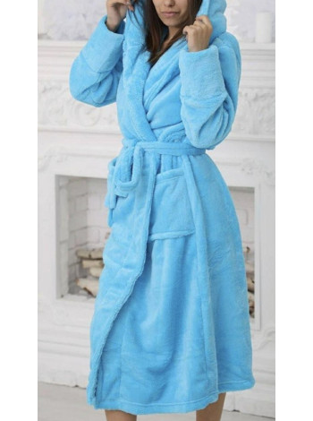 Теплый махровый халат для женщин 2XL