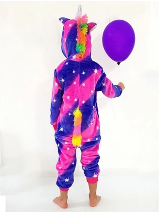 Детская пижама кигуруми единорог галактика 