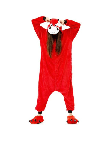 Кигуруми пижама красный бык