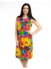 Штапельный сарафан платье размер 52-56 цвет в ассортименте