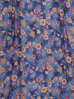Женское прогулочное платье из штапеля с цветами