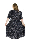 Штапельна літня сукня великих розмірів
