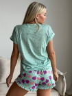 Жіноча піжама Eliz футболка і шорти з соковитим принтом