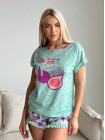 Жіноча піжама Eliz футболка і шорти з соковитим принтом