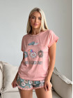 Піжама жіноча Eliz футболка і шорти з пончиками
