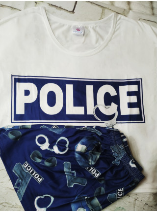 Женская трикотажная пижама Police
