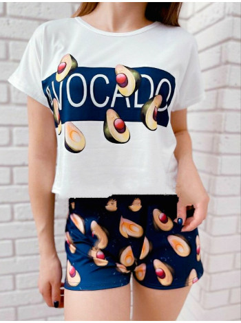 Жіноча трикотажна піжама Avocado
