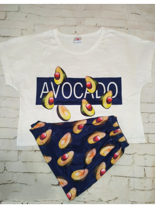 Женская трикотажная пижама Avocado