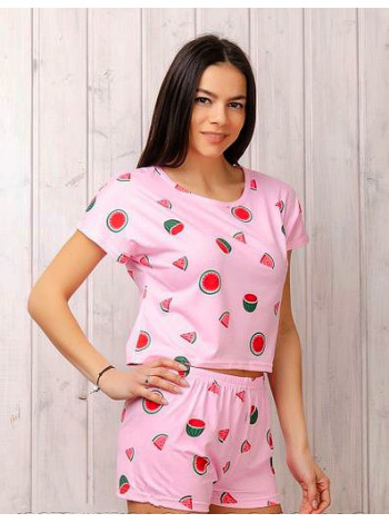 Молодежная пижама для женщин топик и шорты в ассортименте
