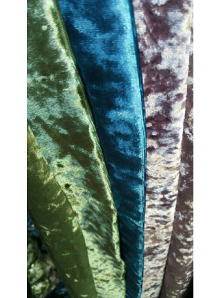 Женский велюровый комплект для сна халат и сорочка цвет бирюзовый