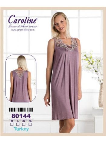 Женская ночная сорочка из вискозы с кружевом Caroline Турция