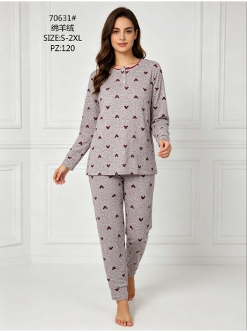 Жіноча кашемірова піжама великого розміру